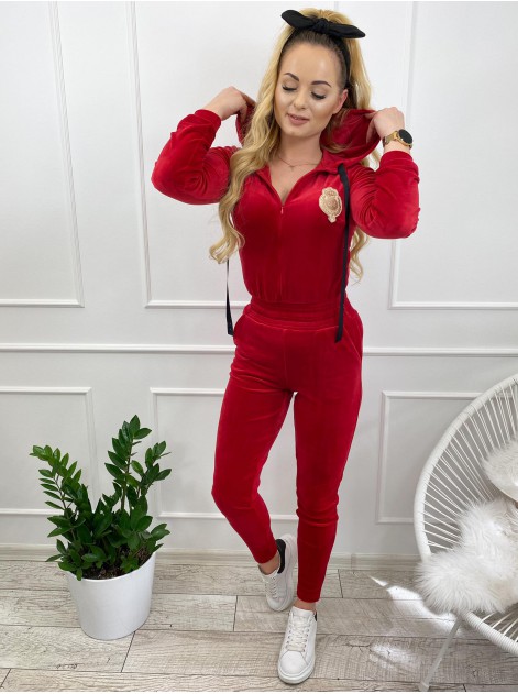 KOMBINEZON SAMANTA CZERWONY