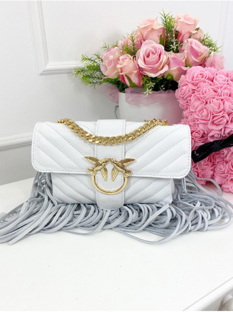 TOREBKA SKÓRZANA BIAŁA