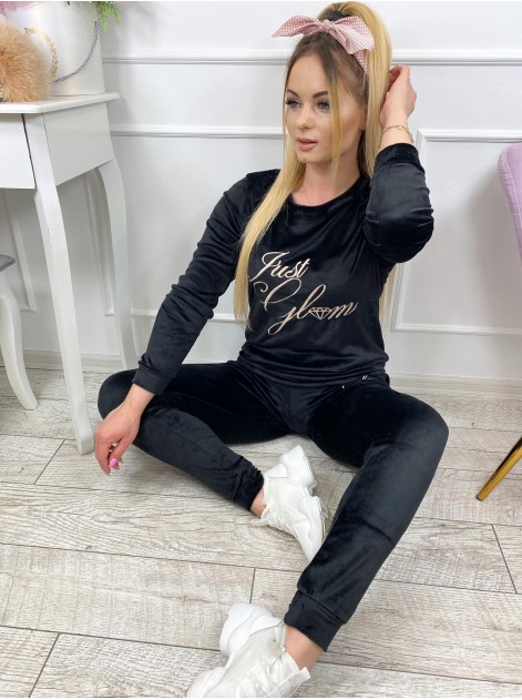 KOMPLET JUST GLAM CZARNY