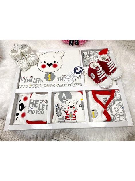 Zestaw Miś Czerwony