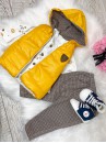 Żółty komplecik 3-6 miesięcy