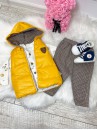 Żółty komplecik 6-12 miesięcy