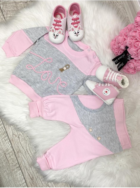 Zestaw Love Różowy - 9 miesięcy