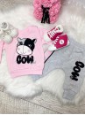 Komplecik COW Różowy 3 miesiące